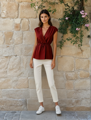 GILET DONNA E25704/FL Tellini S.r.l. Ingrosso Abbigliamento